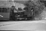 Dampflokomotive H 6 der Brienz Rothorn Bahn (BRB) mit Personenwagen in Brienz