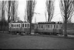 SGEG DH A SWN120 TF-009: Triebwagen Be 2/2 8 und Be 2/2 13 der Société des tramways de Fribourg (TF) in Fribourg