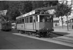 Triebwagen BFe 4/4 92 der Société des tramways lausannois (TL) in Lausanne