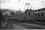 Zug der Wynental- und Suhrentalbahn (WSB) mit Triebwagen Be 4/4 5 und Personenwagen der Serie B2 21 - 28