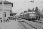 Triebzug RABDe 12/12 1120 der Schweizerischen Bundesbahnen (SBB) als Badezug 13727 in Zurzach