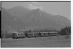 Zug der Rhätischen Bahn (RhB) mit Lokomotive Ge 2/4 205, Personenwagen B2 2060, Gepäckwagen D2 4052 und Personenwagen A2 1102