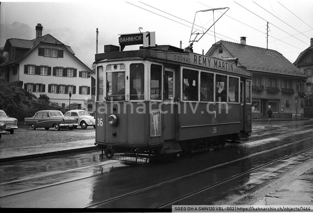 SGEG DH A SWN120 VBL-002: Triebwagen Be 2/2 36 der Verkehrsbetriebe der Stadt Luzern (VBL) in Kriens