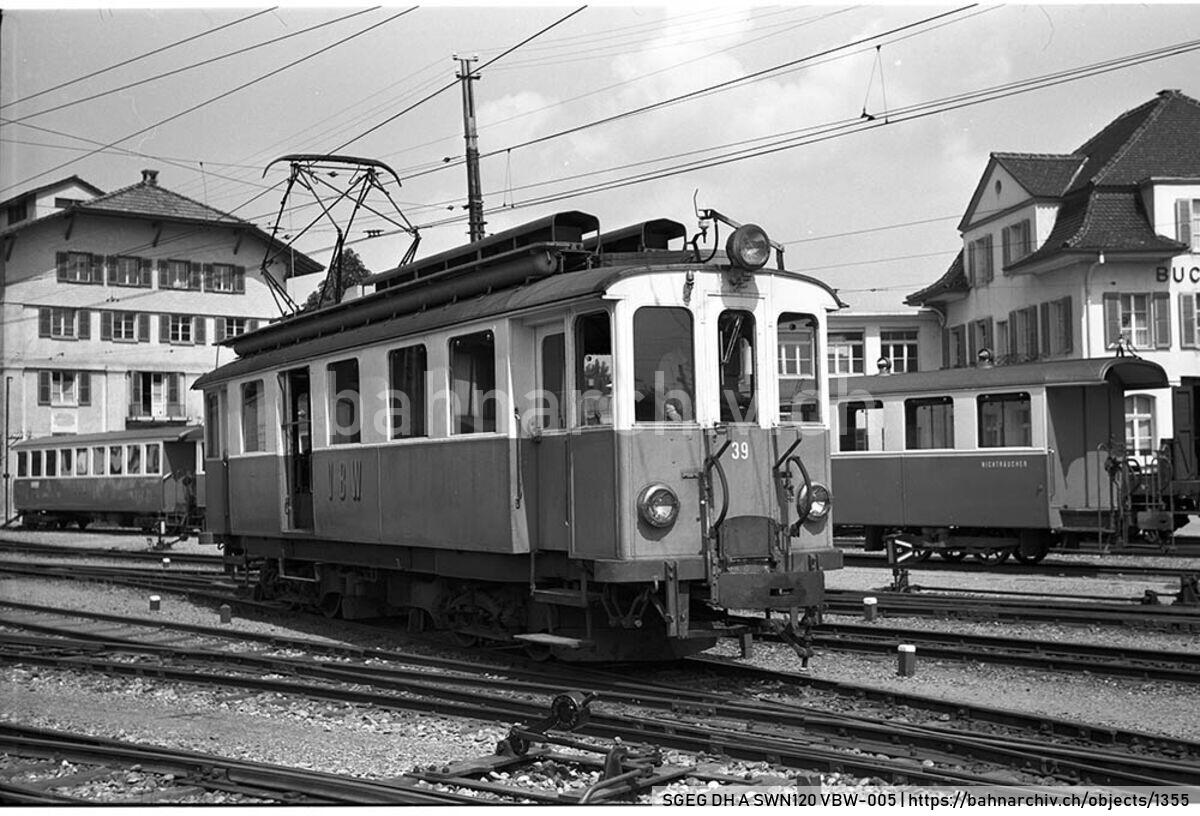 SGEG DH A SWN120 VBW-005: Triebwagen BFe 4/4 39 der Vereinigten Bern-Worb-Bahnen (VBW) in Worb